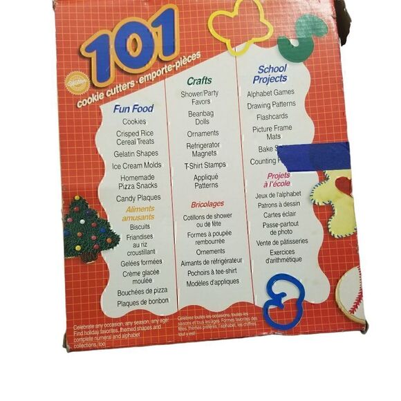 Vintage Wilson 101 Cookie Cutters Holidays Numbers Lettters Animals IOB - Picture 3 of 14